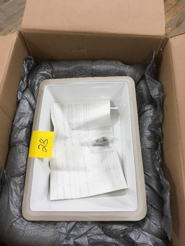 lot 28 image: American Standard Studio Undercounter Under Mount Bathroom Sink - Open Box