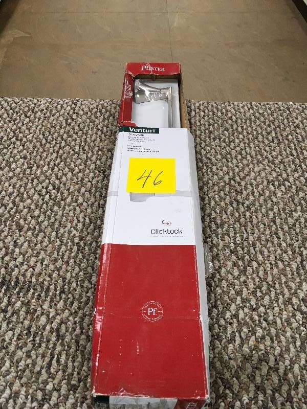 lot 46 image: Pfister Venturi 24 in. Towel Bar in Brushed Nickel - Open Box
