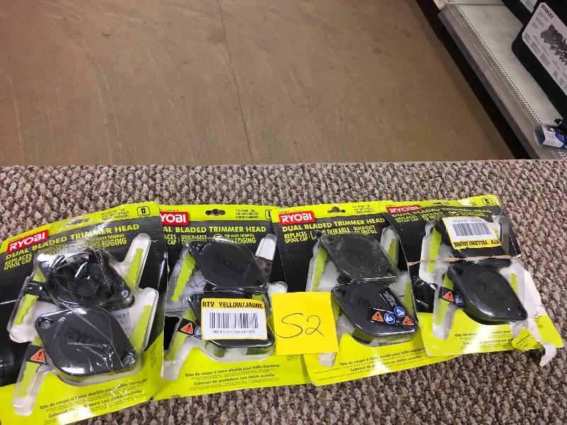 lot 52 image: Ryobi Bladed Trimmer Head - Lot of 4 - Open Box