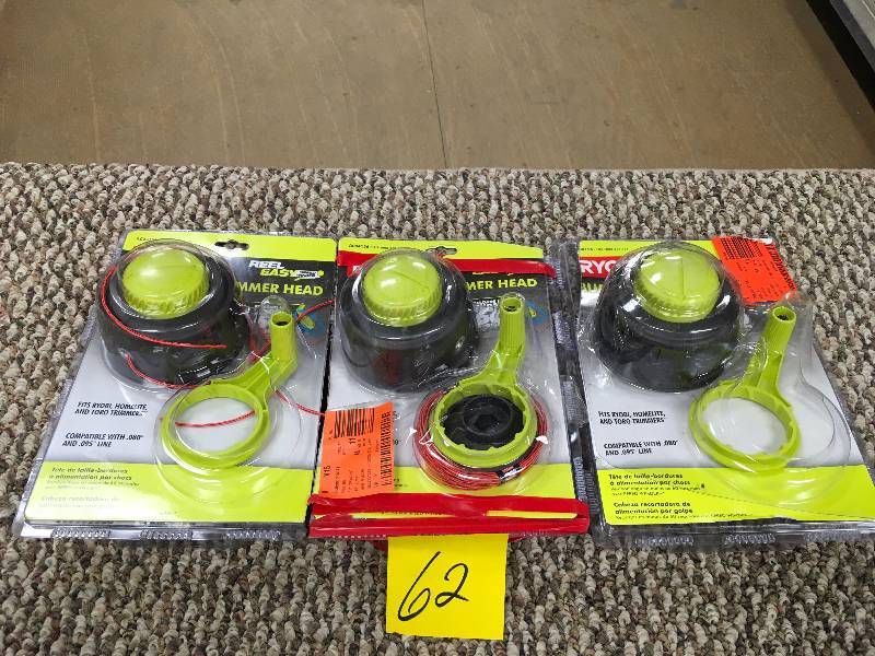 Ryobi Reel Easy Trimmer Head with Speed Winder - Lot of 3 - Open Box, KX  Real Deals Hastings Auction Tools and Housewares