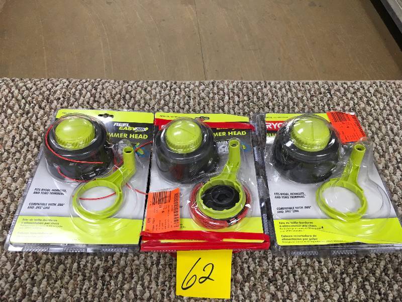 Ryobi Reel Easy Trimmer Head with Speed Winder - Lot of 3 - Open Box, KX  Real Deals Hastings Auction Tools and Housewares