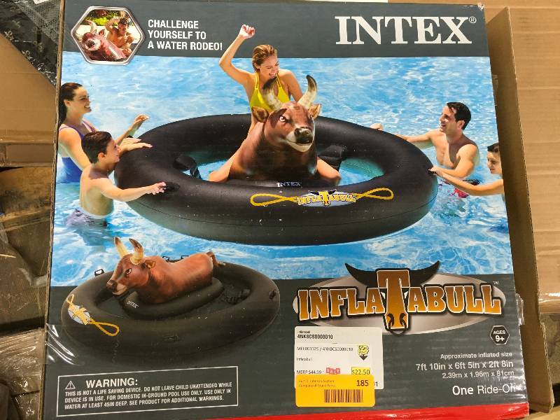 lot 185 image: Inflatabull, MSRP $44.99
