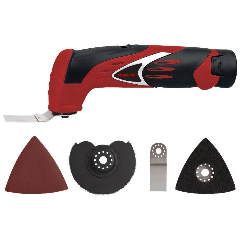 lot 191 image: Mastercraft 10.8 Volt Rotary Multi Tool, MSRP $59.49