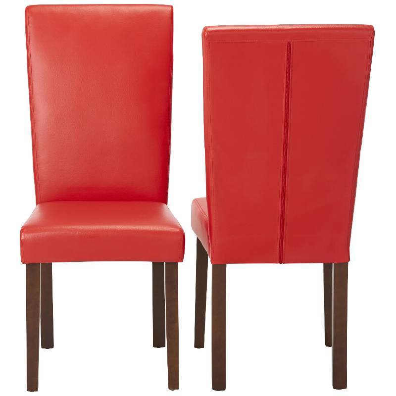 lot 199 image: McLeland Design Greenwich Chairs Set- Red, MSRP $129.99