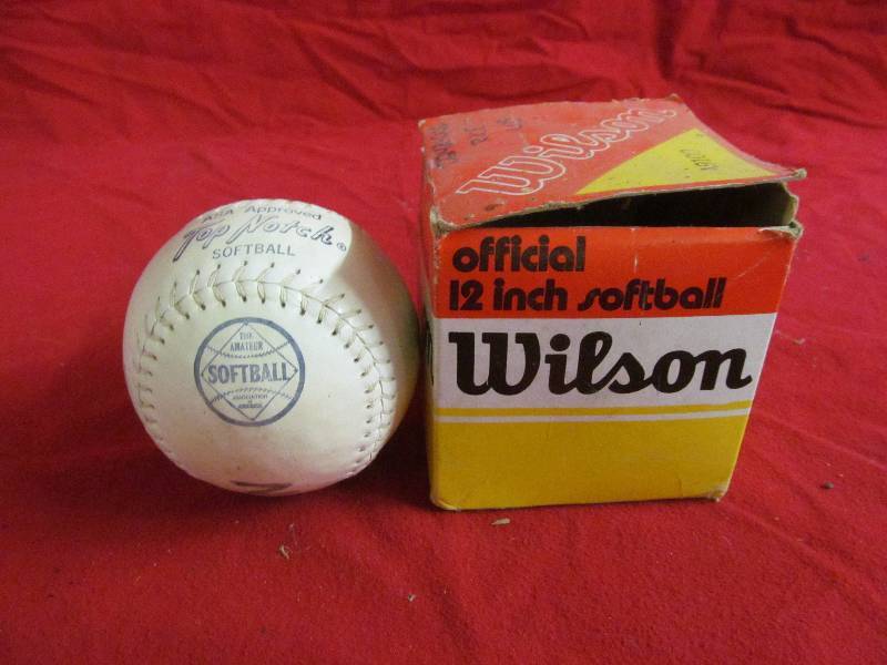 lot 103 image: Wilson softball
