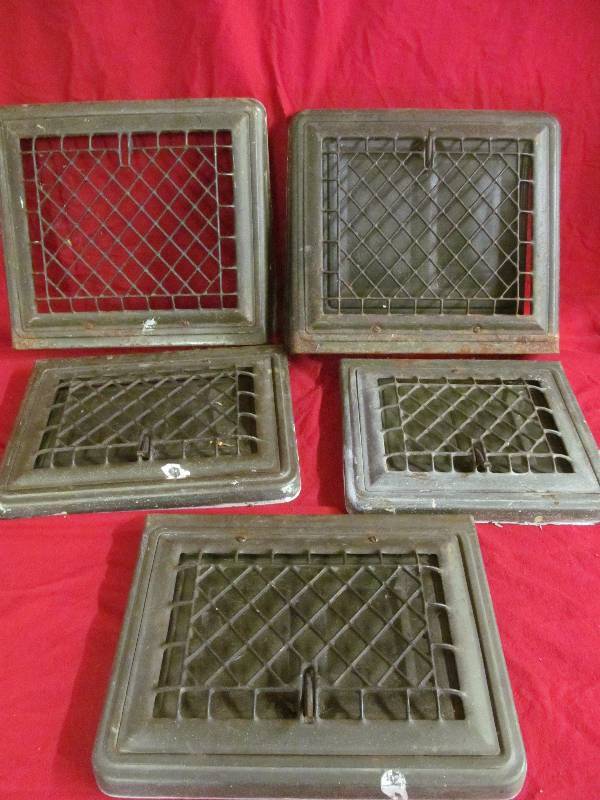 lot 209 image: vintage heat vents