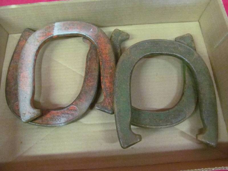 lot 284 image: horse shoes