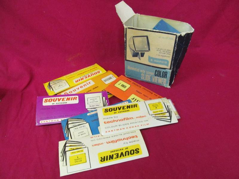 lot 309 image: Vintage Wards color slide viewer