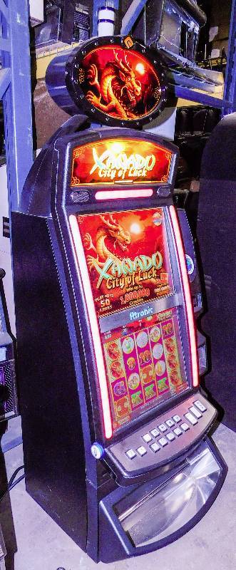 lot 1011 image: ATRONIC XANADU - CITY OF LUCK VIDEO SLOT MACHINE