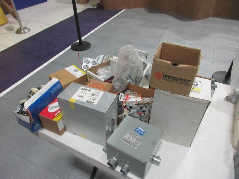 lot 7 image: electrical supplies