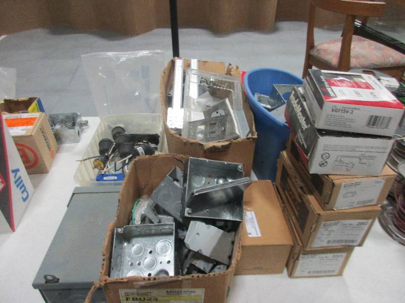 lot 8 image: electrical supplies