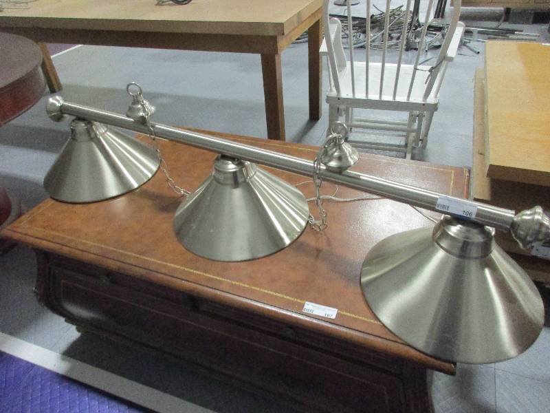 lot 106 image: Pool Table Light