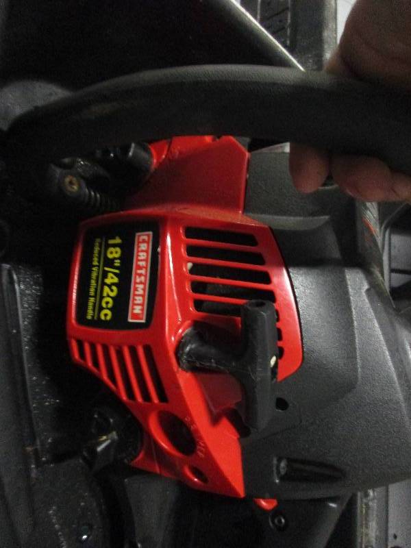 lot 121 image: Craftsman chainsaw