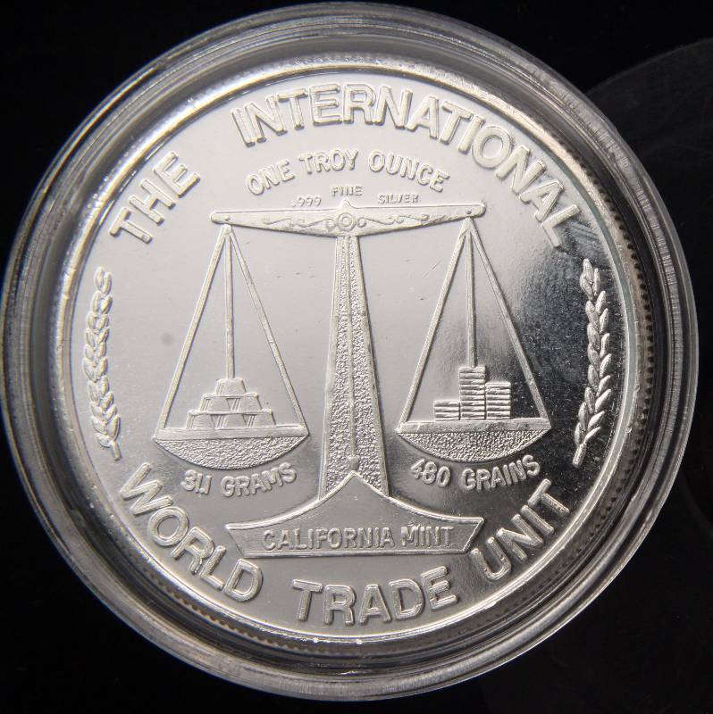 1 TROY OZ. .999 FINE SILVER PLUCKED TAX PAYER IN AIRTITE HOLDER