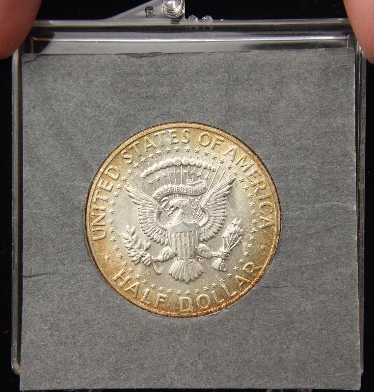 1964-D KENNEDY SILVER HALF DOLLAR UNC