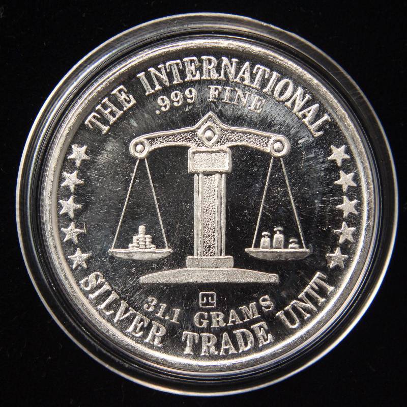 1 TROY OZ. .999 FINE SILVER ONLY GOD CONQUERS LEST WE FORGET IN AIRTITE