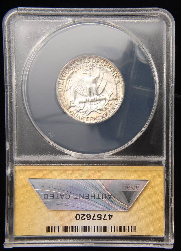 1959 PROOF WASHINGTON SILVER QUARTER PF65 ANACS