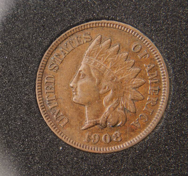 1908 INDIAN HEAD CENT MS64RB NCGS