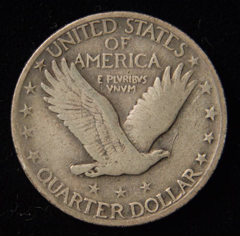 1928-S STANDING LIBERTY SILVER QUARTER VF