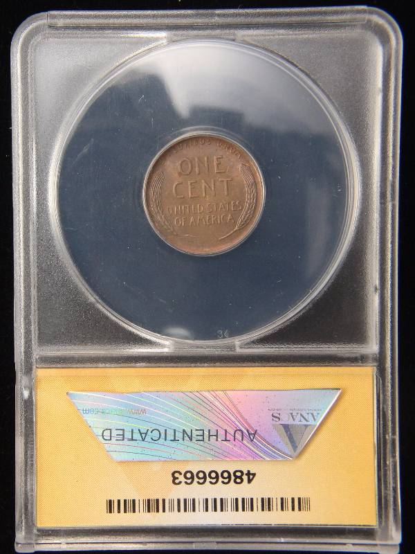 1941-D US WHEAT CENT MS62 BRN ANACS