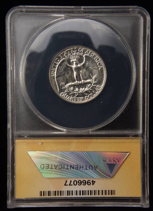 1956 PROOF WASHINGTON SILVER QUARTER PF66 ANACS
