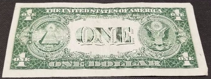 1935F US BLUE SEAL $1 SILVER CERTIFICATE FEDERAL RESERVE NOTE