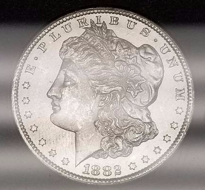 1882-CC CARSON CITY MORGAN SILVER DOLLAR GSA BU-UNC ORIGINAL PACKAGING