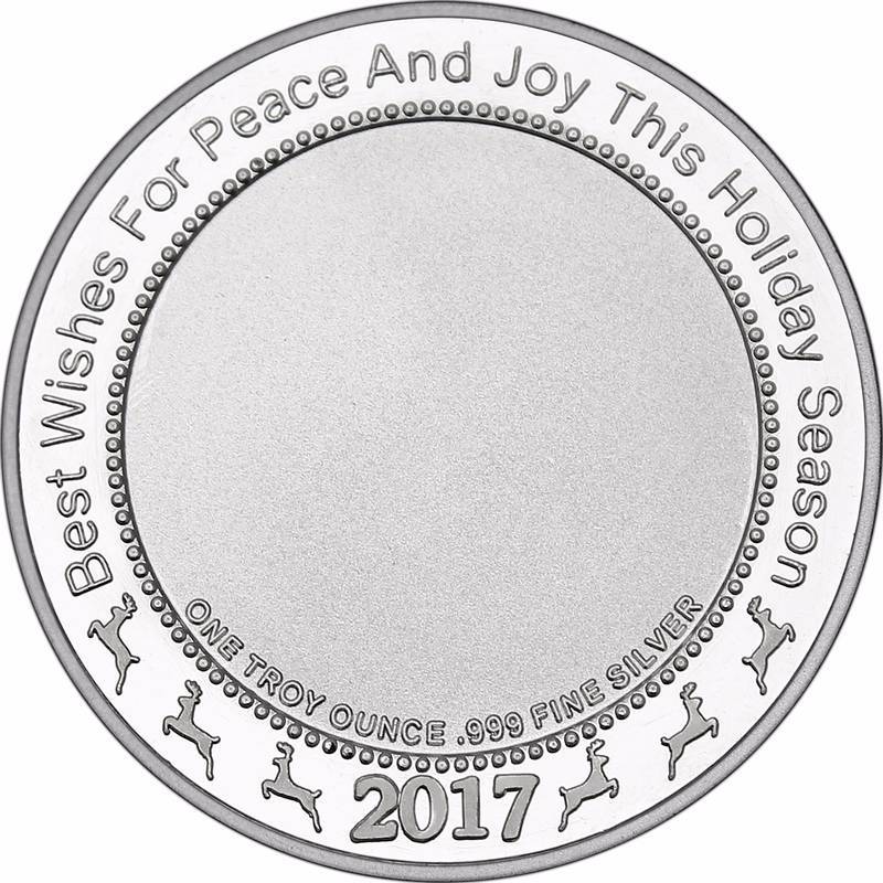 1 TROY OZ. .999 FINE SILVER CHRISTMAS SNOWMEN