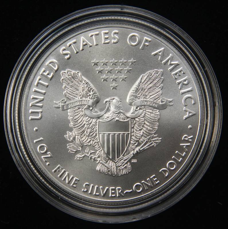 2017 AMERICAN SILVER EAGLE 1 TROY OZ. .999 FINE SILVER IN AIRTITE