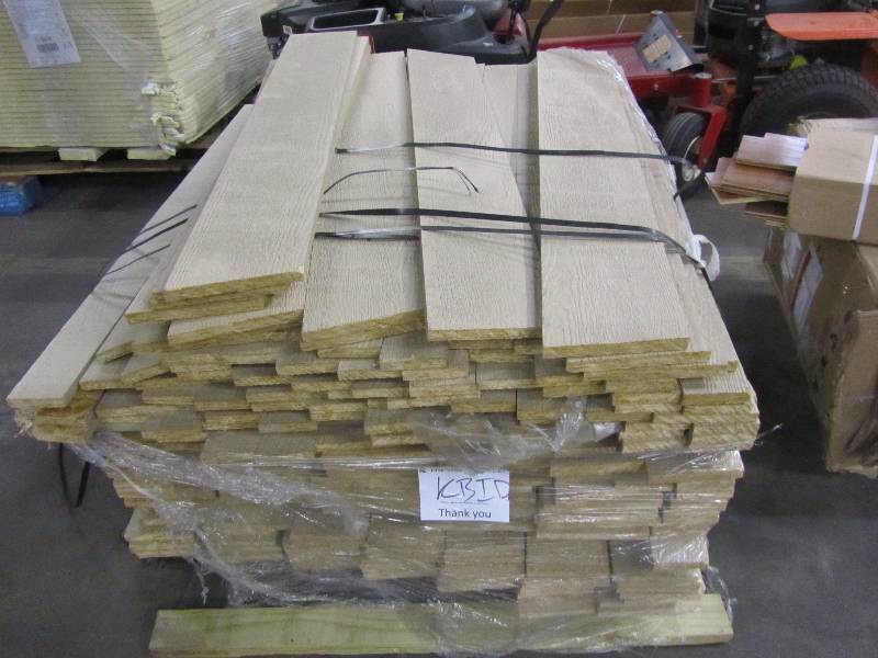 lot 50 image: SmartSide Strand Soffit (2 Pallets- see pics)