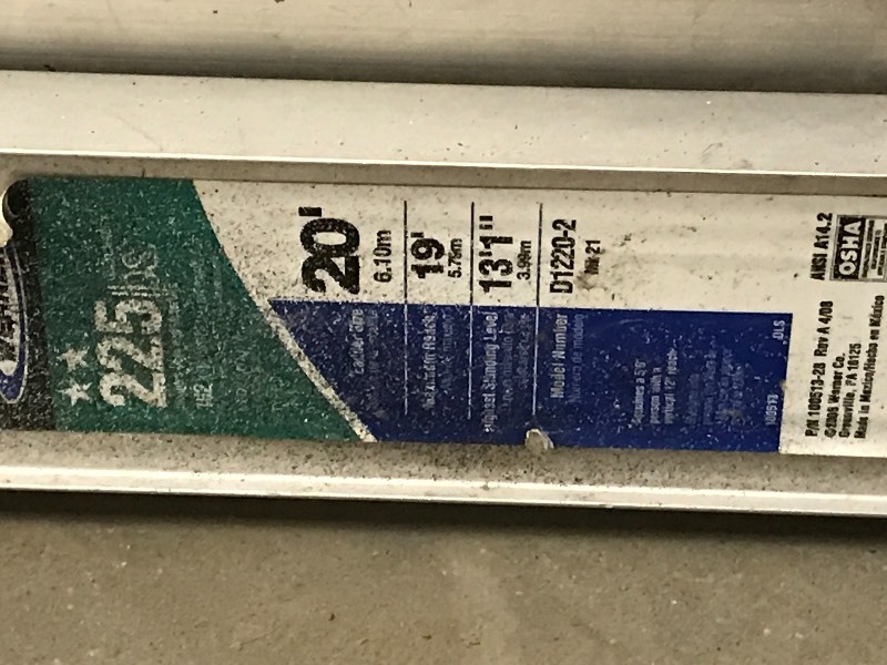 lot 27 image: Werner Extension Ladder