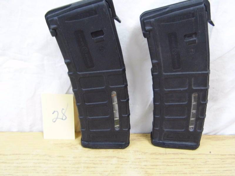 lot 28 image: 2 Used Rifle Magazine