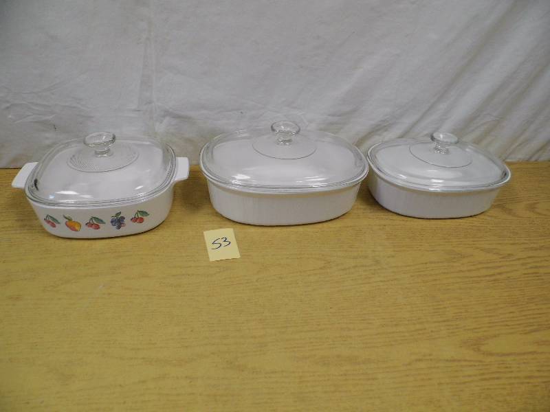 lot 53 image: Corelle Corningware