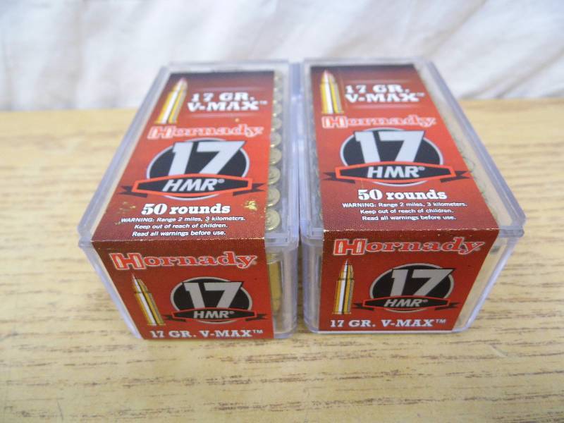 lot 58 image: 2 Packs 17 GR Vmax Ammunition
