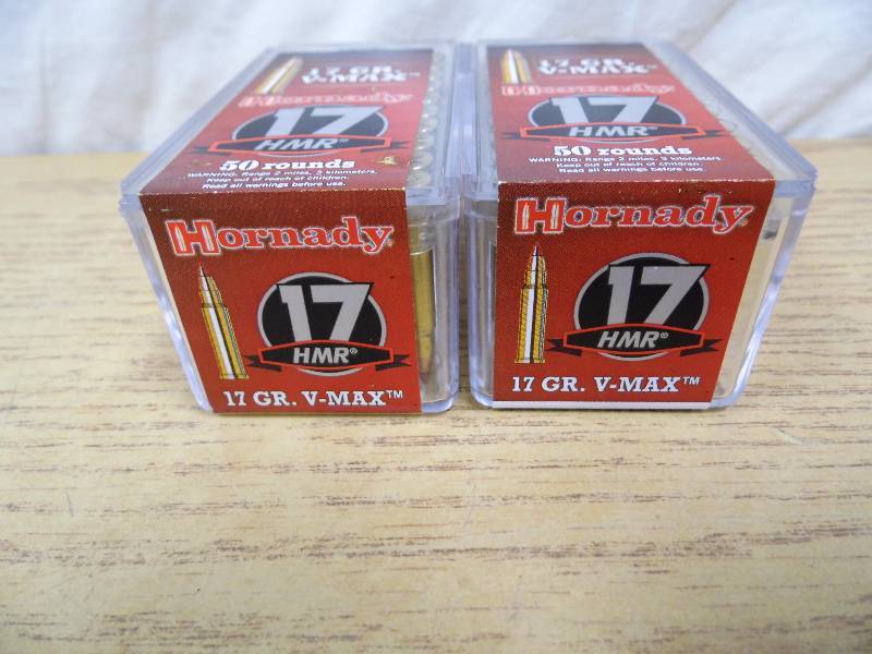 lot 61 image: 2 Packs 17 GR Vmax Ammunition