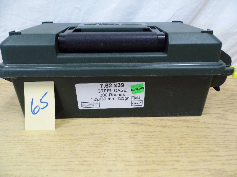 lot 65 image: 7.62 x 39mm Ammunition