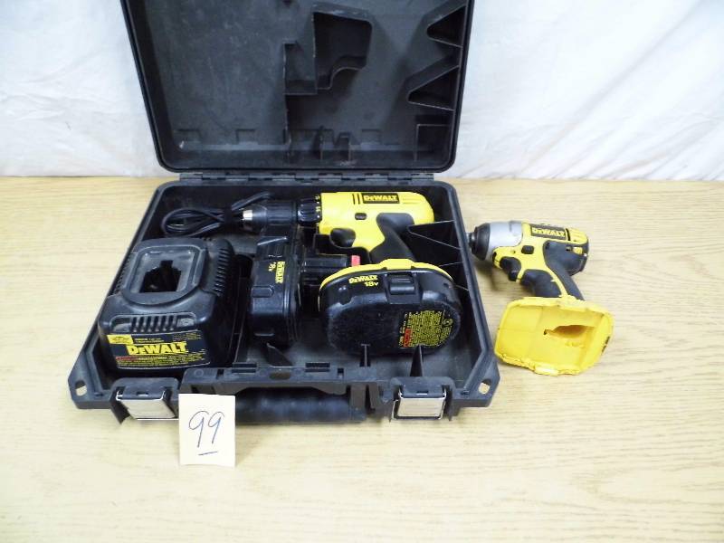 lot 99 image: DeWalt Impact Drill - Driver
