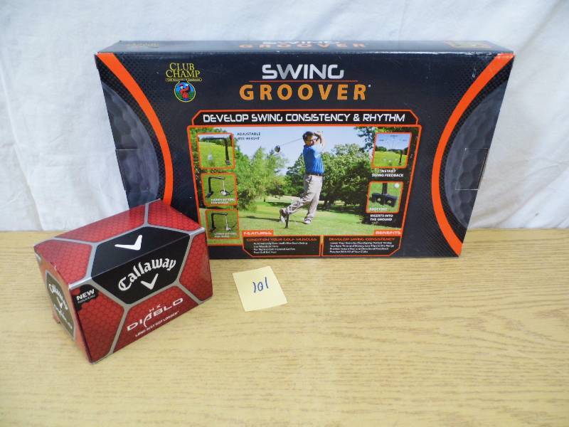 lot 101 image: Swing Groove - Golf Balls