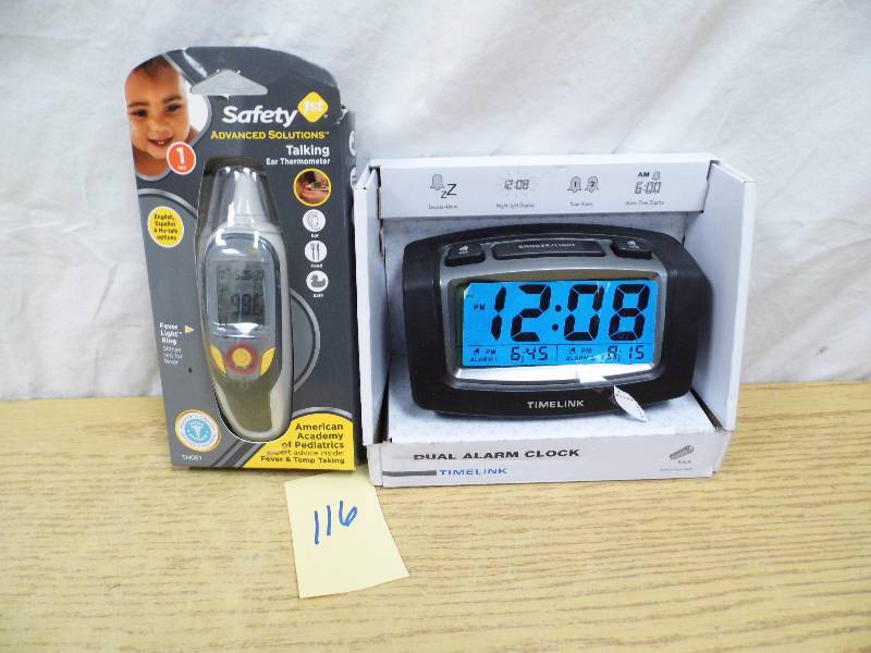 lot 116 image: Store Return - Talking Thermometer - Alarm Clock