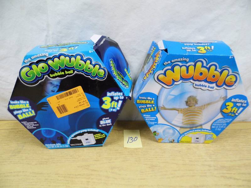 lot 130 image: Store Return - Wubble - GloWubble