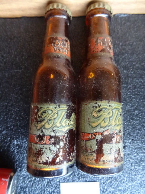 8 Vintage Miniature Blatz Beer Bottle