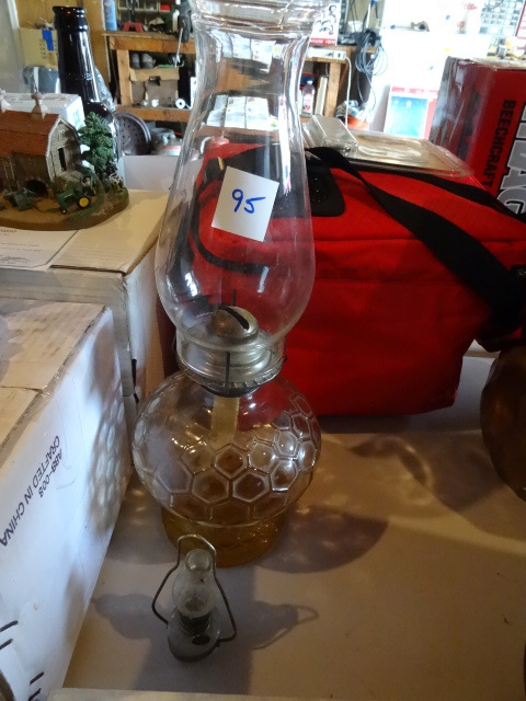 Vintage Kerosene Lamp & Mini Lamp