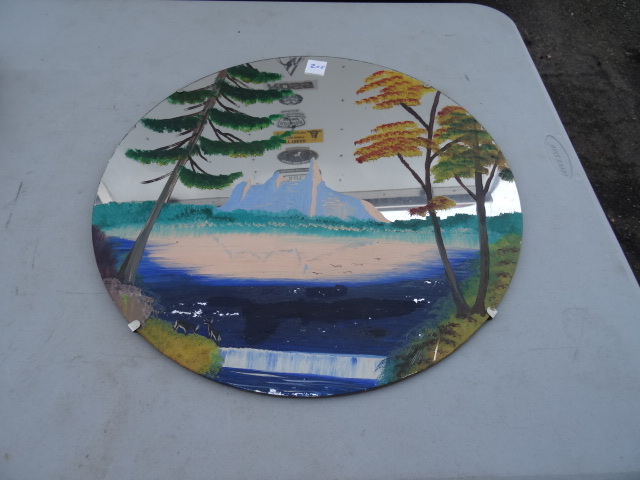 Round Painted Mirror 20