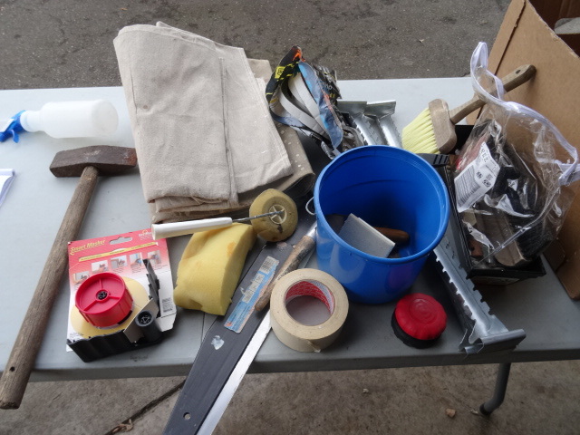 Painter Tarps,  Vintage Maul & Lots More