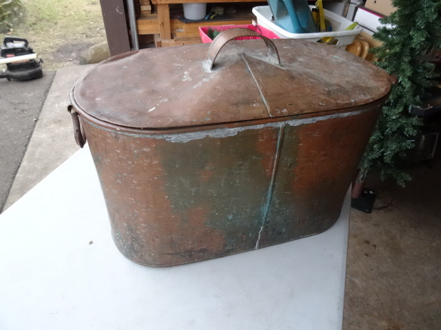 Copper Boiler With Lid