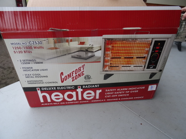 2 Radiant Heaters, Galaxy & Comfort Zone