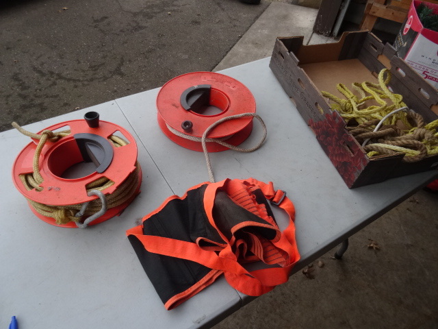 back Belt, Misc Rope & Reels
