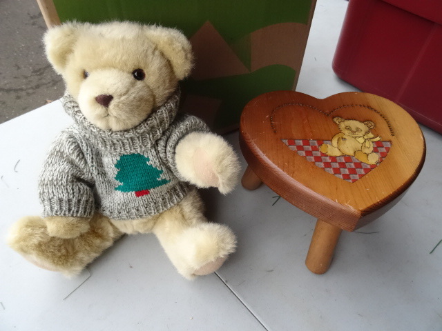 Teddy Bear & Teddy Bear Stool