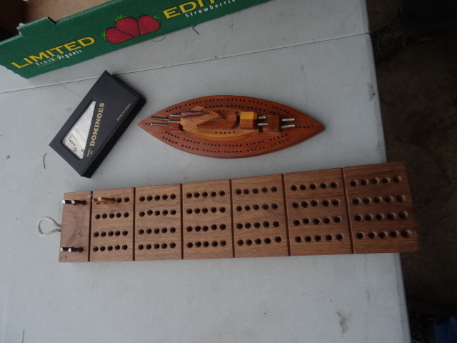 Cribbage Boards & Dominoes Set