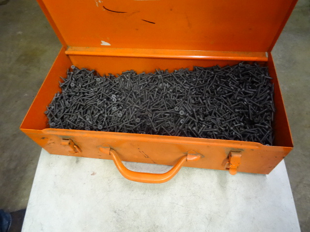 Metal Box Full of 1 Sheet Rack Screws